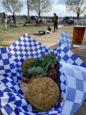 Fried green tomatoes