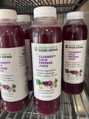 Raw Organic Cold Pressed Juice