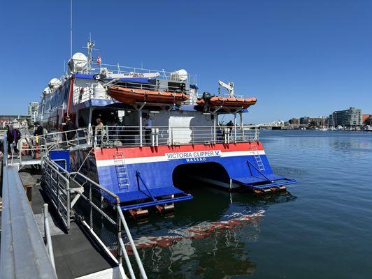 The clipper we just arrived on