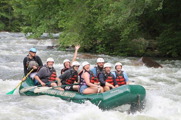 Whitewater rafting