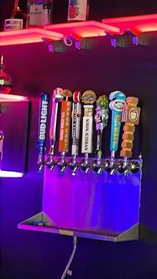 Beer on tap