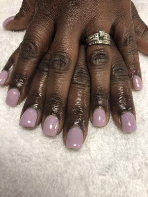 acrylic nails with gel polish