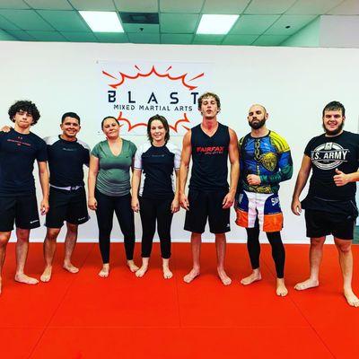 BJJ students having a Blast!