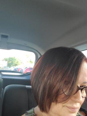 My beautiful cut and color