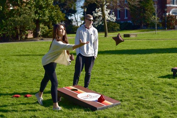 Cornhole at U.P.