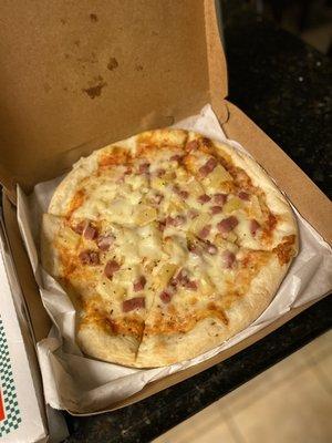 Individual Hawaiian Pizza