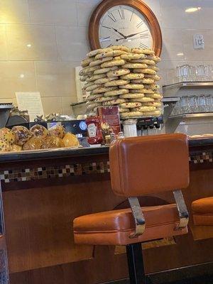 Stacks of cookies