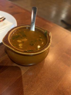 HOUSE SPECIAL SOUP... Hot definitely had a kick to it! This definitely had a pretty good flavor!