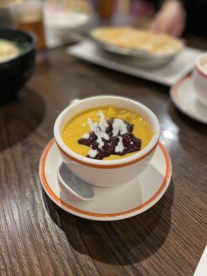 Mango Pomelo Sago with Purple Rice