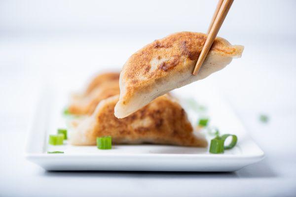 The Impossible Potstickers are vegan and gluten-free!