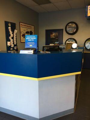 Front counter