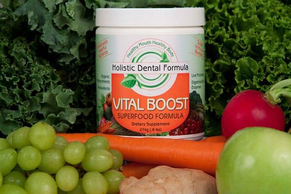 VITAL BOOST Superfood Formula developed by Dr. Victor Zeines, DDS