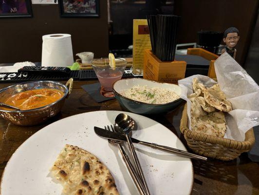 Chicken Tikka Masala & Garlic Naan