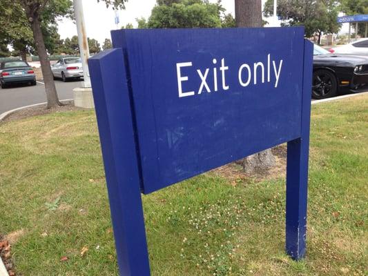 Exit Only