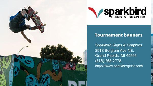 Sparkbird Signs & Graphics
 2518 Borglum Ave NE
 Grand Rapids, MI 49505
 (616) 268-2778