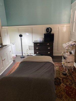 Facial in this adorable converted house