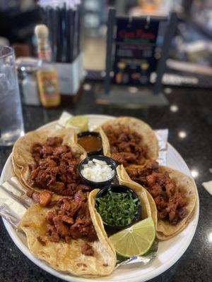 The el pastor street tacos