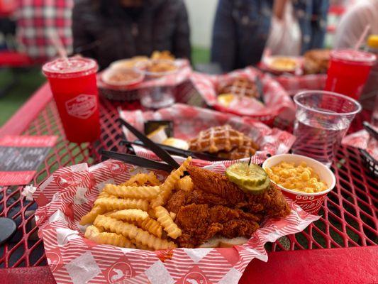 Hot chicken strips