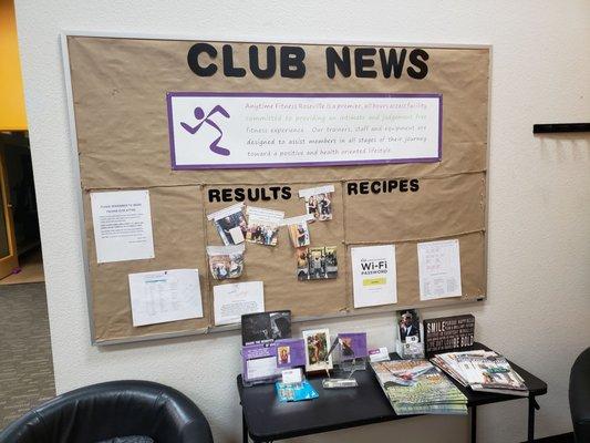 Club News area