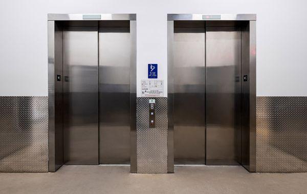 Convenient elevator access for upper level units