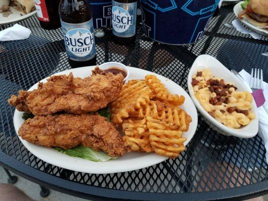 The chicken tenders are HUGE!