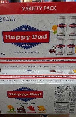 Happy Dad
Hard Seltzer whit Electrolytes