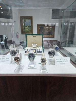 Rolex Watch window display