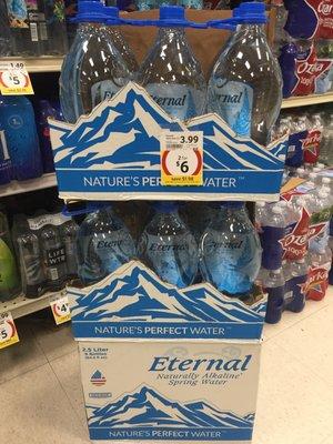 Come to Winn-Dixie for your 2.5 liter Eternal Water.