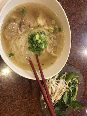 Beef Tendon Pho. Excellent source of calcium.