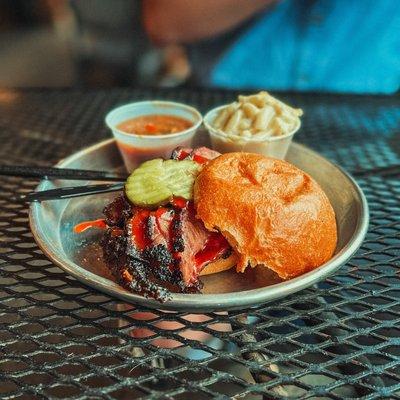 Brisket Sandwich with 2 Sides