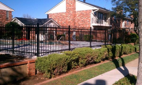 Ameristar Ornamental Iron Pool Security Fence ((wrought iron)