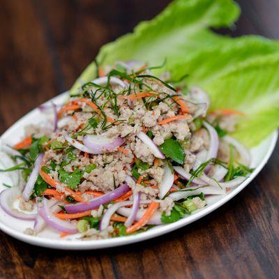 Chicken Larb. Chicken salad.