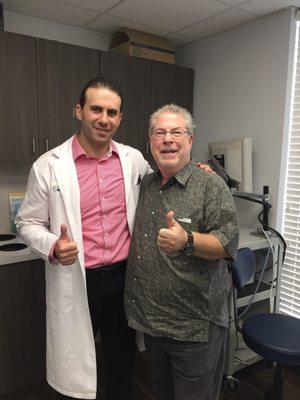 Daniel Ganc MD and a grateful patient.