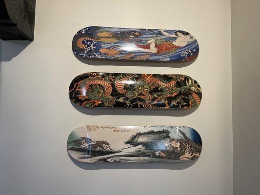 skateboards