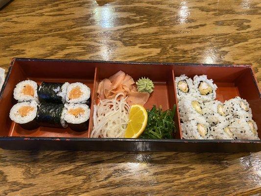 Sushi Box Lunch Special