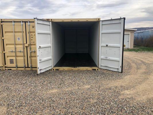 Looking in to a HICO Storage, storage unit