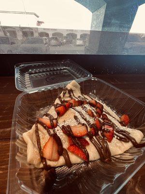 My Strawberry Nutella Crepe A little too sweet for my tooth, but it was solid breakfast