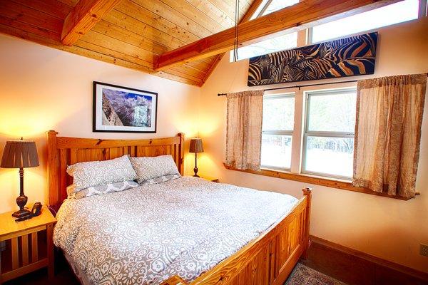 Bedroom in Lupin Cabin