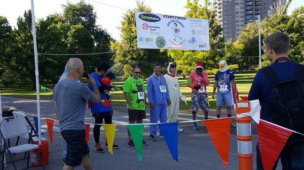 The men's costume contest!