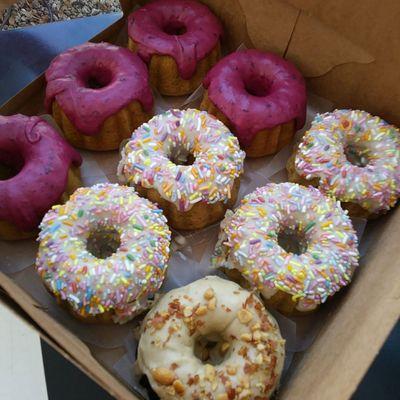 These are the "Bundtnutz" half donut half mini Bundt cake