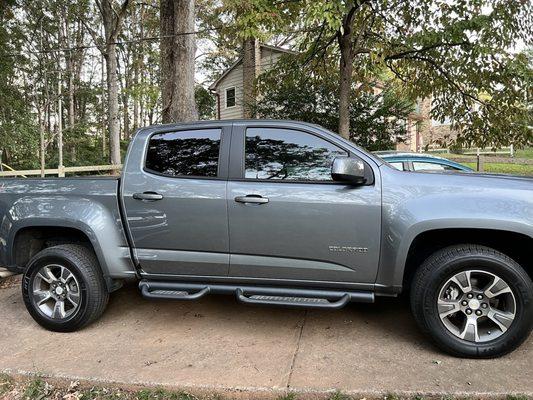 Awesome! Legal Tint on Driver front and Passenger front windows - 35%