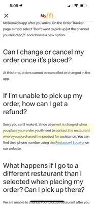 Policy for a refund!!