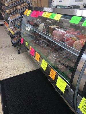 Lots in the meat case