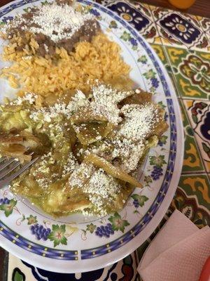 Chilaquiles verdes