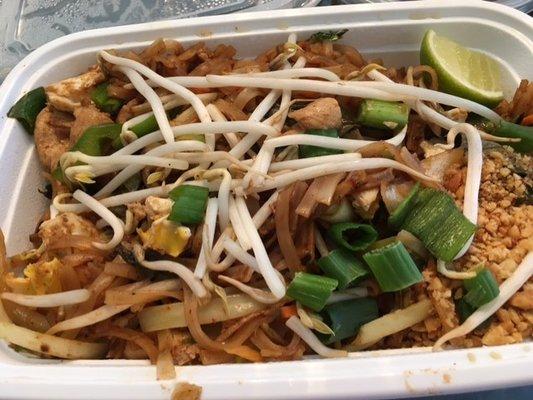 drunken pad thai (with herbs)