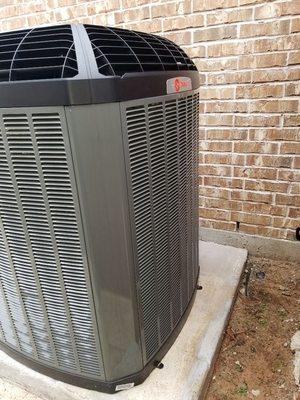 Trane XV variable speed outside unit.