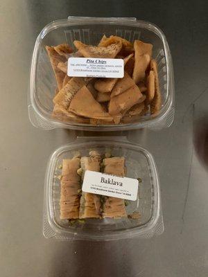 Lots of crunch. 4/$15. Read labels before buying. No honey on this baklava!