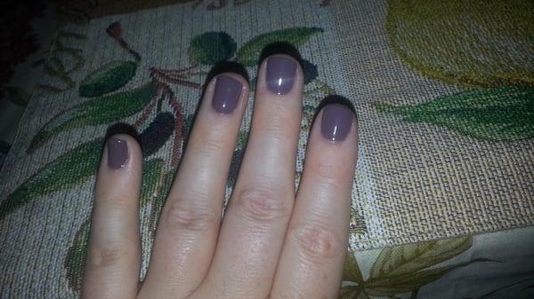 My Manicure.....brought my own polish....She did a great job!