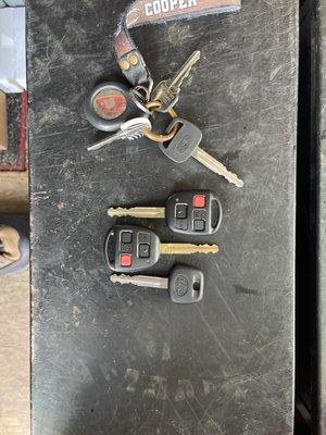 Remote head keys