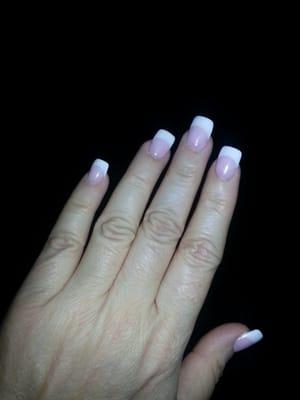 Nexxgen nails no chemicals (pink and white medium tint